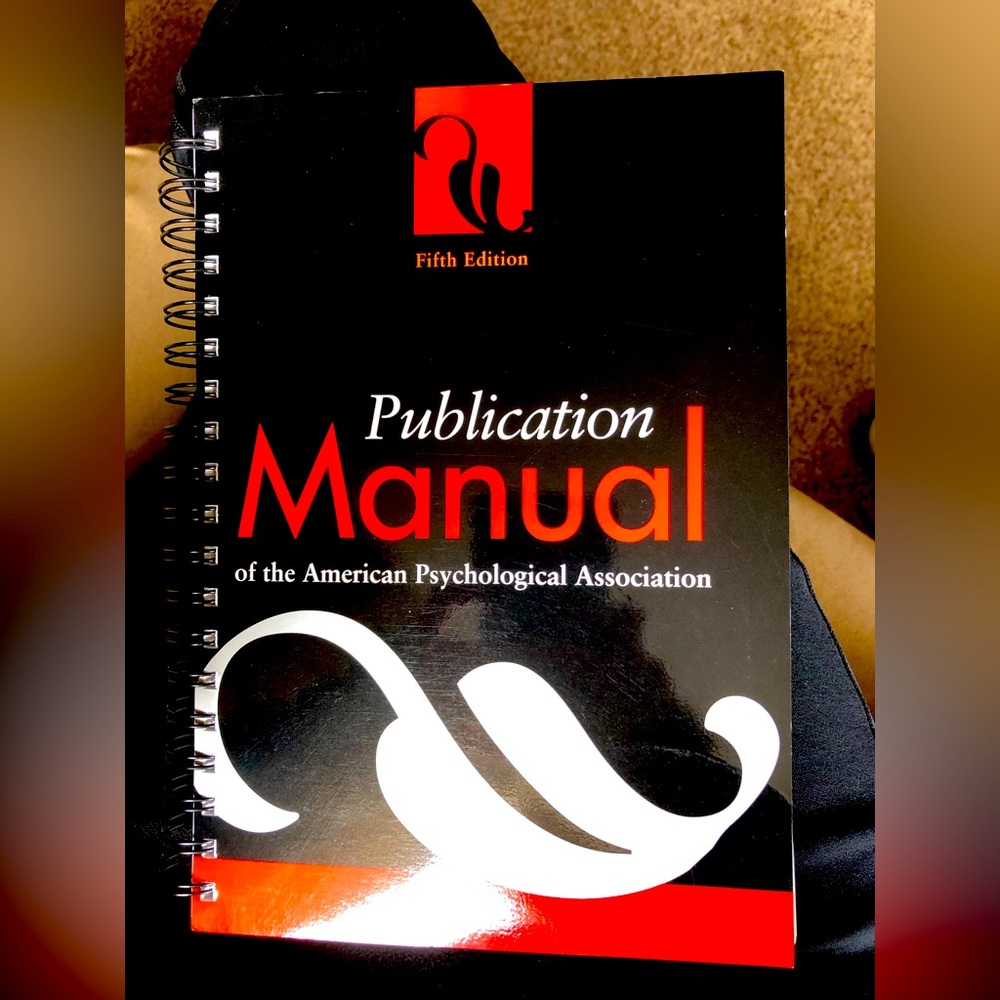 Publication Manual of the American Psychological Association- EUC